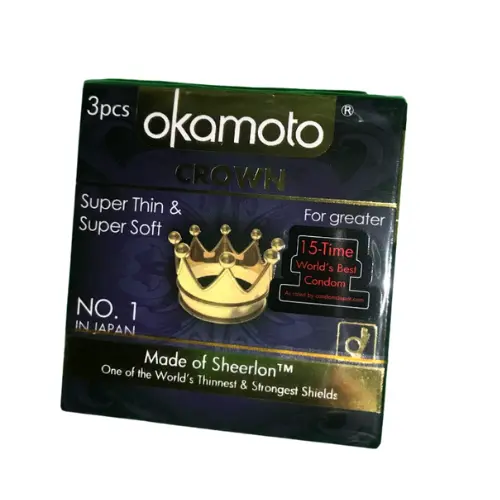 Okamoto Crown Condom 3 Pcs