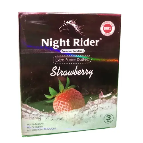 Night Rider Premium Extra Super Dotted Condoms 3 pcs