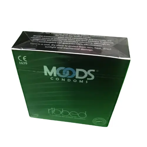 MOODS Ribbed Condoms (3 Pack)